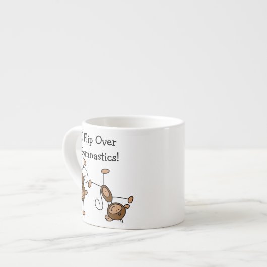 Ik sla over gymnastiek espresso kop (Links)
