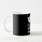 Ik slaap als ik onsterfelijk ben koffiemok (Links)