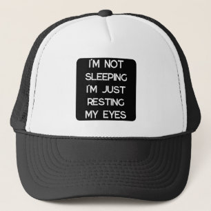 Ik slaap niet grappig pap trucker pet