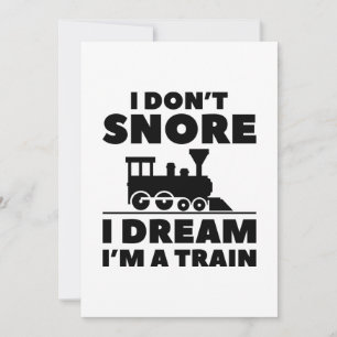 Ik Slaap Niet Ik Droom Dat Ik Een Trein Ben Bedankkaart