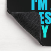 Ik slaap niet, ik ruik gewoon mijn ogen. muismat (Hoek)