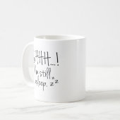 Ik slaap nog steeds. koffiemok (Voorkant links)