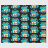 Ik slaap rond Camper van Camping Explorer Natuur Cadeaupapier (Vlak)