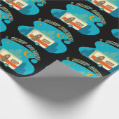 Ik slaap rond Camper van Camping Explorer Natuur Cadeaupapier (Hoek)