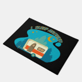 Ik slaap rond Camper van Camping Explorer Natuur Deurmat (Schuin)