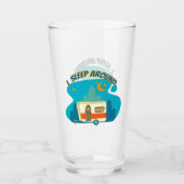 Ik slaap rond Camper van Camping Explorer Natuur Glas (Voorkant)