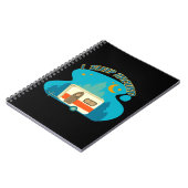 Ik slaap rond Camper van Camping Explorer Natuur Notitieboek (Linkerzijde)