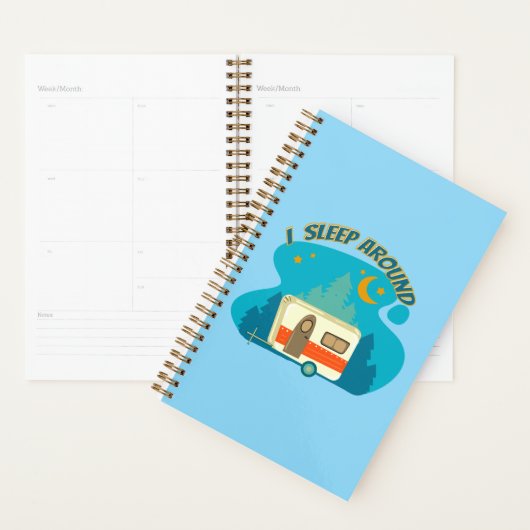 Ik slaap rond Camper van Camping Explorer Natuur Planner (Display)