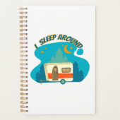 Ik slaap rond Camper van Camping Explorer Natuur Planner (Voorkant)