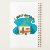 Ik slaap rond Camper van Camping Explorer Natuur Planner (Achterkant)