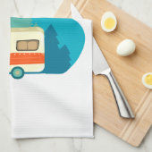 Ik slaap rond Camper van Camping Explorer Natuur Theedoek (Quarter Fold)