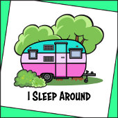 Ik slaap rond t-shirt