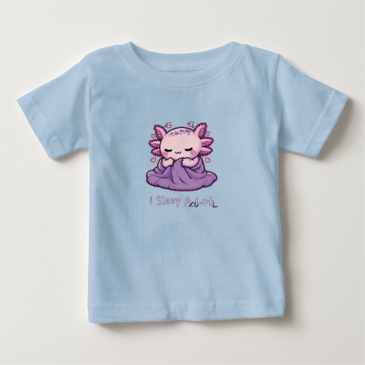 Ik slaap veel - Axolotl Baby T - shirts (Voorkant)