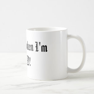 Ik slaap wel als ik dood ben. koffiemok