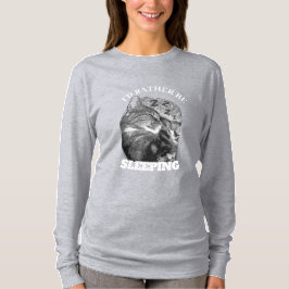 Ik sliep liever CAT T-shirt. T-shirt