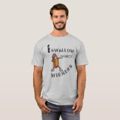 Ik slik sappige wieners t-shirt (Voorkant volledig)