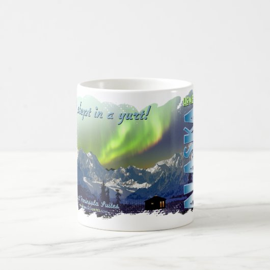 Ik slipte in een Yurt Koffiemok (Center)
