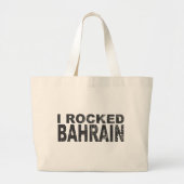 Ik sloeg Bahrein in Grote Tote Bag (Voorkant)
