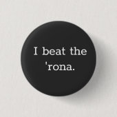 Ik sloeg de 'rona knoop ronde button 3,2 cm (Voorkant)