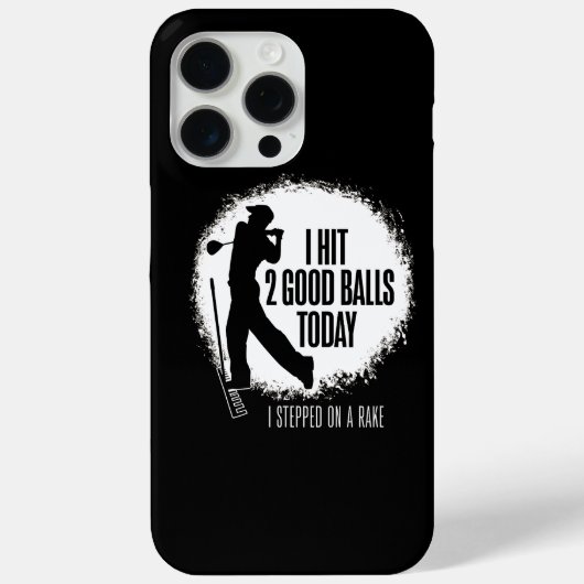 Ik sloeg vandaag 2 goede ballen - grappige golf Case-Mate iPhone case (Achterkant)