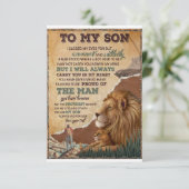 Ik sloot mijn ogen af voor maar een moment - papa  bedankkaart (Staand voorkant)