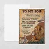 Ik sloot mijn ogen af voor maar een moment - papa  bedankkaart (Voorkant / Achterkant)