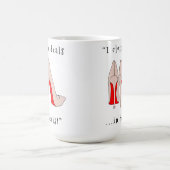 Ik sluit deals in hakken. koffiemok (Center)