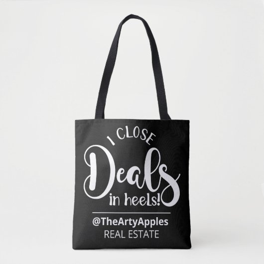 Ik sluit deals met hakken maffiegenaar tote bag (Voorkant)