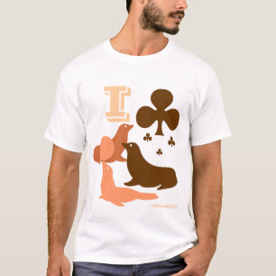 Ik sluit zeehonden. Het is een Joke, mensen! Ik ho T-shirt