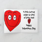 Ik SMAAK U de grappenkaart van VALENTIJN Feestdagen Kaart (Binnen)