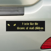 Ik smaakte alsof... bumpersticker (Op auto)