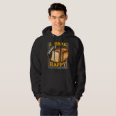 Ik smeek mensen Happy Backprint Bread Baking Hoodie (Voorkant volledig)