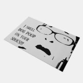 IK SMELL DOG POOP OP JE SHOOES Hilarious Deurmat (Schuin)