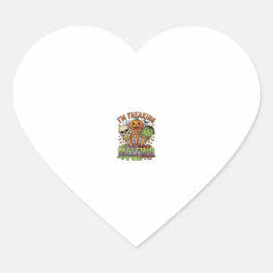 Ik Smelt Halloween Ijs Schedel Pomp Hart Sticker