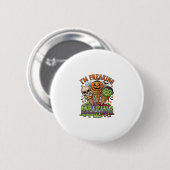 Ik Smelt Halloween Ijs Schedel Pomp Ronde Button 5,7 Cm (Voorkant /achterkant)