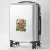 Ik Smelt Halloween Ijs Schedel Pomp Sticker (Koffer)