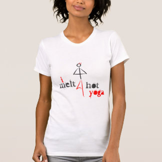 Ik smelt voor hete yoga t-shirt
