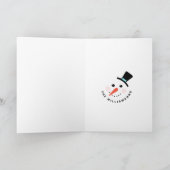 Ik smelt voor jou | Kerst van het Man Frosty Jolly Feestdagen Kaart (Binnen)