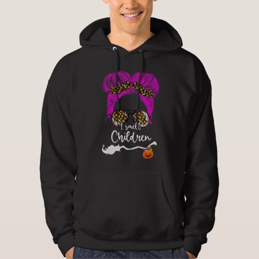 Ik smoel kinderboodschappen over een lerarenleven hoodie (Voorkant)