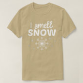 Ik smoel sneeuwwintersneeuwvlok Funny Snow Epert S T-shirt (Design voorkant)
