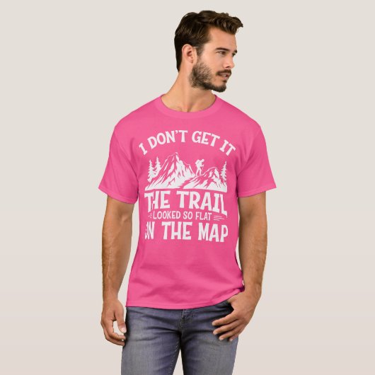 Ik snap het niet in het wandelpad bergavontuur t-shirt (Voorkant volledig)