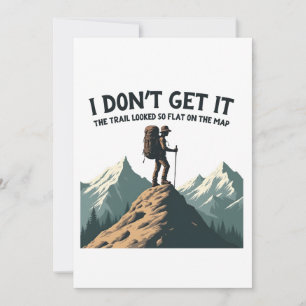 Ik snap niet dat het pad er zo plat uitzag kaart