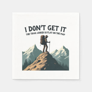 Ik snap niet dat het pad er zo plat uitzag servet