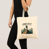 Ik snap niet dat het pad er zo plat uitzag tote bag (Voorkant (product))