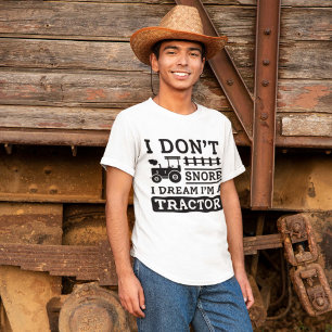 Ik snap niet dat ik droomde dat ik een trekker ben t-shirt