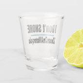 Ik snap niet dat ik een motorfiets ben. shot glas (Achterkant)