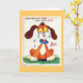 Ik snap niet waarom je ziek moet zijn.... maar kaart (Gele Bloem)