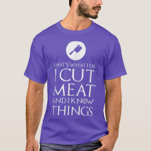 Ik snijd Vlees Funny Butcher Gift T-shirt