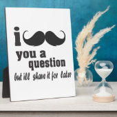 Ik Snor Je Een Vraag Fotoplaat (Zijkant)