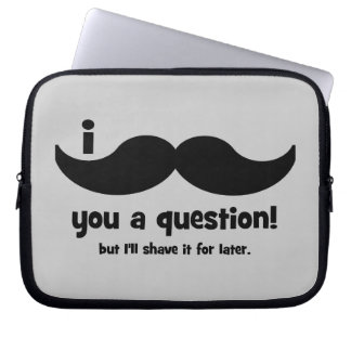 Ik Snor Je Een Vraag Laptop Sleeve